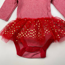 Load image into Gallery viewer, Girls Modern Baby, soft cotton tutu romper, EUC, size 000,  