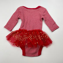 Load image into Gallery viewer, Girls Modern Baby, soft cotton tutu romper, EUC, size 000,  