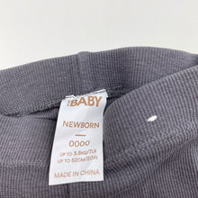 Load image into Gallery viewer, Unisex Cotton On, ribbed stretchy leggings / bottoms, EUC, size 0000,  