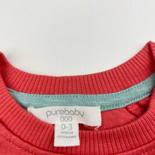 Load image into Gallery viewer, Unisex purebaby, organic cotton Christmas tee / top, EUC, size 000,  