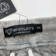 Load image into Gallery viewer, Boys BENTLEYZ, grey marle cotton shorts, elasticated, NEW, size 3,  
