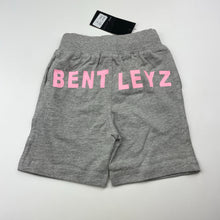 Load image into Gallery viewer, Boys BENTLEYZ, grey marle cotton shorts, elasticated, NEW, size 3,  