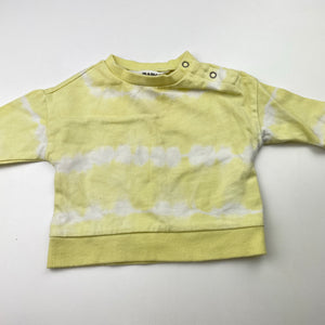 Unisex Cotton On, tie dyed cotton lightweight sweater / top, GUC, size 000,  