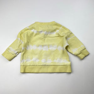 Unisex Cotton On, tie dyed cotton lightweight sweater / top, GUC, size 000,  