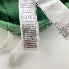 Load image into Gallery viewer, Unisex H&amp;M, green cotton shorts, elasticated, EUC, size 00,  