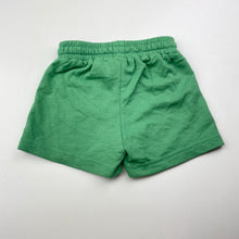 Load image into Gallery viewer, Unisex H&amp;M, green cotton shorts, elasticated, EUC, size 00,  
