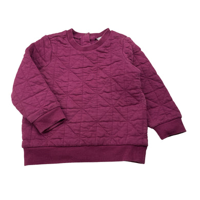 Girls Cotton On, lightly quilted sweater / top, FUC, size 1,  