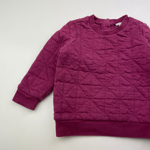 Load image into Gallery viewer, Girls Cotton On, lightly quilted sweater / top, FUC, size 1,  