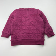 Load image into Gallery viewer, Girls Cotton On, lightly quilted sweater / top, FUC, size 1,  
