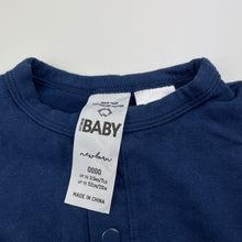 Load image into Gallery viewer, Boys Cotton On, blue stretchy bodysuit / romper, EUC, size 0000,  