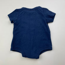 Load image into Gallery viewer, Boys Cotton On, blue stretchy bodysuit / romper, EUC, size 0000,  
