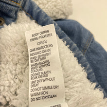 Load image into Gallery viewer, Boys Dymples, fleece lined denim shirt / lightweight jacket, GUC, size 00,  