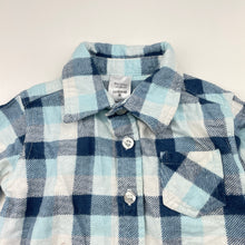 Load image into Gallery viewer, Boys Tiny Little Wonders, flannel cotton long sleeve shirt, GUC, size 00,  