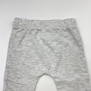 Unisex Favourites, grey marle Aust cotton blend bottoms, EUC, size 00,  
