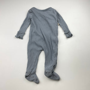 Unisex Anko, ribbed cotton coverall / romper, GUC, size 000,  