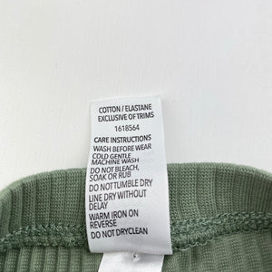 Unisex Dymples, ribbed stretchy leggings / bottoms, EUC, size 000,  