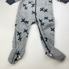 Load image into Gallery viewer, Boys Baby Berry, fleece zip coverall / romper, GUC, size 1,  