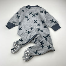 Load image into Gallery viewer, Boys Baby Berry, fleece zip coverall / romper, GUC, size 1,  
