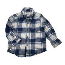 Load image into Gallery viewer, Boys Carters, flannel cotton long sleeve shirt, EUC, size 1,  
