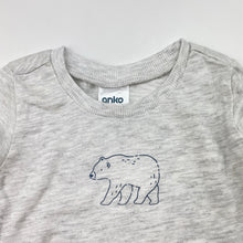 Load image into Gallery viewer, Unisex Anko, long sleeve tee / top, polar bear, EUC, size 0000,  