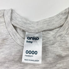 Load image into Gallery viewer, Unisex Anko, long sleeve tee / top, polar bear, EUC, size 0000,  