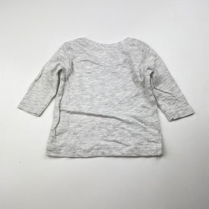 Unisex Anko, long sleeve tee / top, polar bear, EUC, size 0000,  