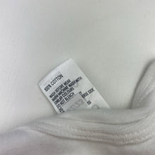 Load image into Gallery viewer, Unisex Anko, white cotton bodysuit / romper, EUC, size 0000,  