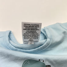 Load image into Gallery viewer, Boys Target, stretchy long sleeve tee / top, dinosaur, EUC, size 000,  