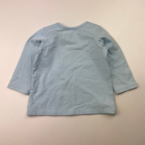 Boys Target, stretchy long sleeve tee / top, dinosaur, EUC, size 000,  