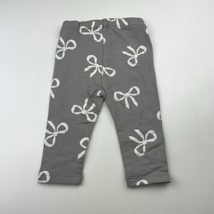 Girls H&M, fleece lined leggings, adjustable, EUC, size 00,  