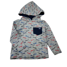 Load image into Gallery viewer, Boys KORANGO, stretchy long sleeve hooded tee / top, GUC, size 1,  