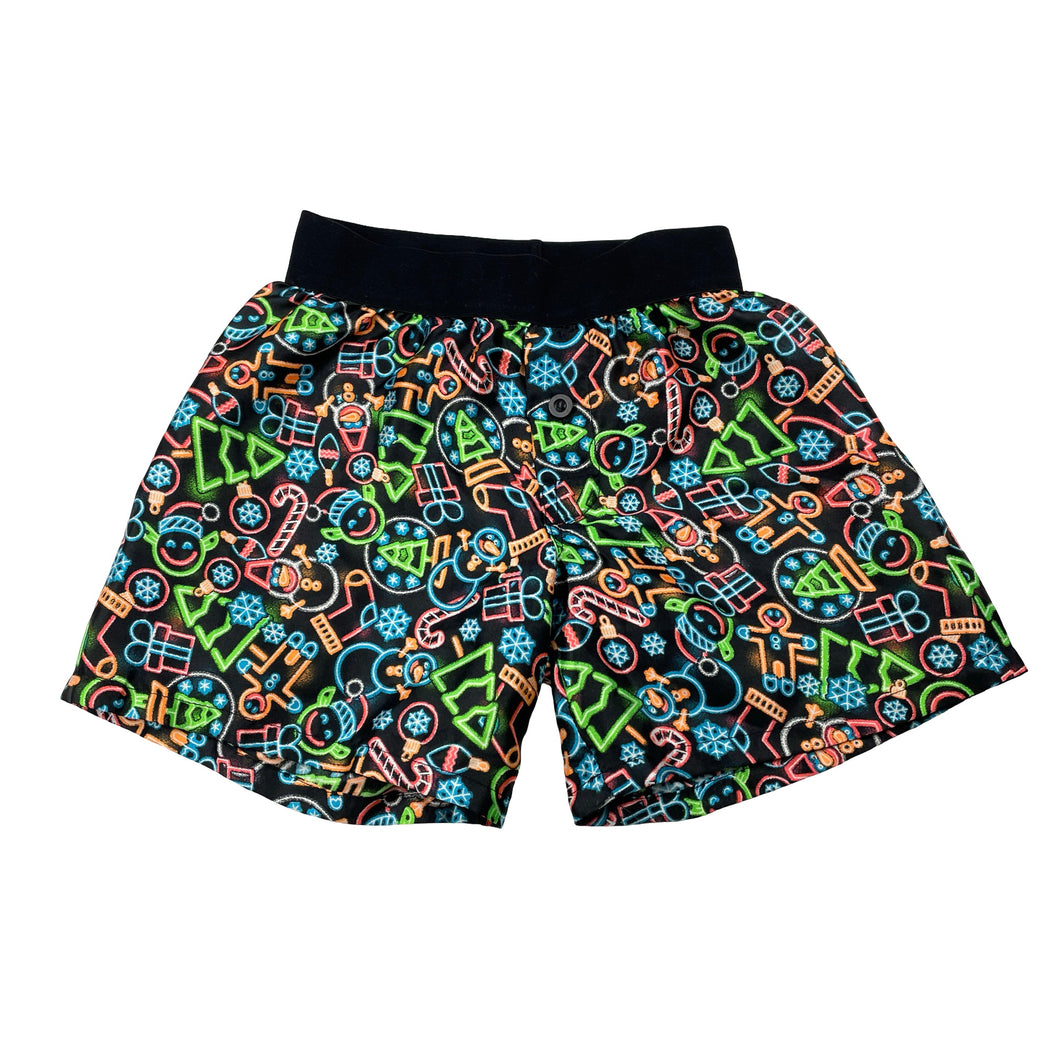 Boys B&L, lightweight Christmas pyjama shorts, GUC, size 4,  
