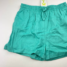 Load image into Gallery viewer, Girls KID, linen blend shorts, elasticated, NEW, size 14,  