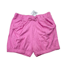 Load image into Gallery viewer, Girls H&amp;T, pink lightweight cotton shorts, elasticated, NEW, size 6,  