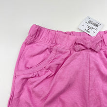 Load image into Gallery viewer, Girls H&amp;T, pink lightweight cotton shorts, elasticated, NEW, size 6,  