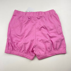 Girls H&T, pink lightweight cotton shorts, elasticated, NEW, size 6,  