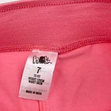 Load image into Gallery viewer, Girls H&amp;T, pink stretchy bike shorts, EUC, size 7,  