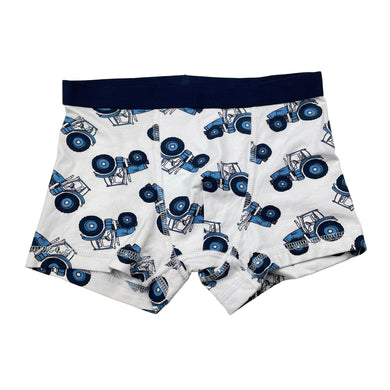 Boys H&M, stretchy pyjama shorts, tractors, EUC, size 9-10,  