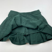Load image into Gallery viewer, Girls Target, dark green school skort, elasticated, EUC, size 5-6,  