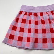 Load image into Gallery viewer, Girls Seed, knitted cotton skirt, elasticated, L: 26.5cm, GUC, size 5,  