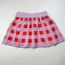 Load image into Gallery viewer, Girls Seed, knitted cotton skirt, elasticated, L: 26.5cm, GUC, size 5,  