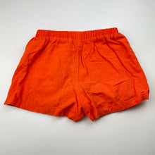 Load image into Gallery viewer, Girls SHEIN, orange cotton shorts, elasticated, GUC, size 8,  