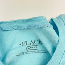 Load image into Gallery viewer, Girls The Place, blue cotton tee / top, unicorn, FUC, size 7-8,  
