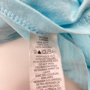 Girls The Place, blue cotton tee / top, unicorn, FUC, size 7-8,  