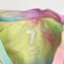Load image into Gallery viewer, Girls Cotton On, tie dyed cotton tee / top, EUC, size 7,  