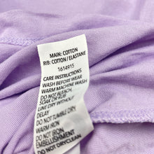 Load image into Gallery viewer, Girls KID, purple cotton tee / top, FUC, size 6,  