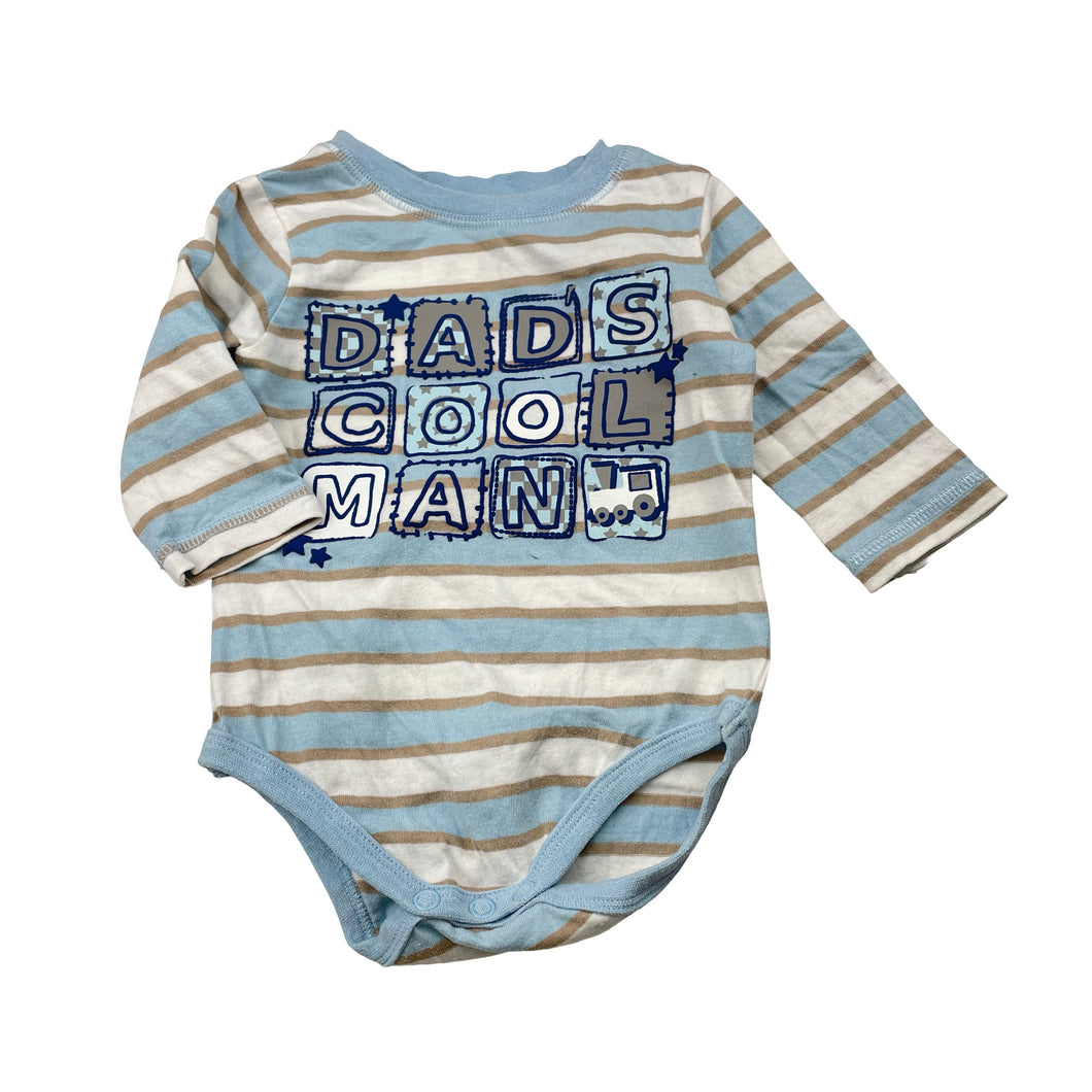 Boys Tiny Little Wonders, cotton bodysuit / romper, GUC, size 00,  