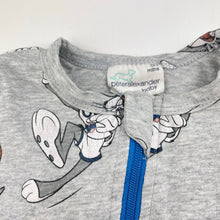 Load image into Gallery viewer, Unisex Peter Alexander, SPACE JAM zip coverall / romper, FUC, size 000,  