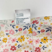 Load image into Gallery viewer, Girls Anko, floral stretchy leggings, Inside leg: 37cm, FUC, size 4,  