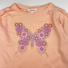 Load image into Gallery viewer, Girls Milkshake, cotton long sleeve tee / top, butterfly, FUC, size 6,  